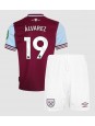 West Ham United Edson Alvarez #19 Domácí dres pro děti 2024-25 Krátký Rukáv (+ trenýrky)